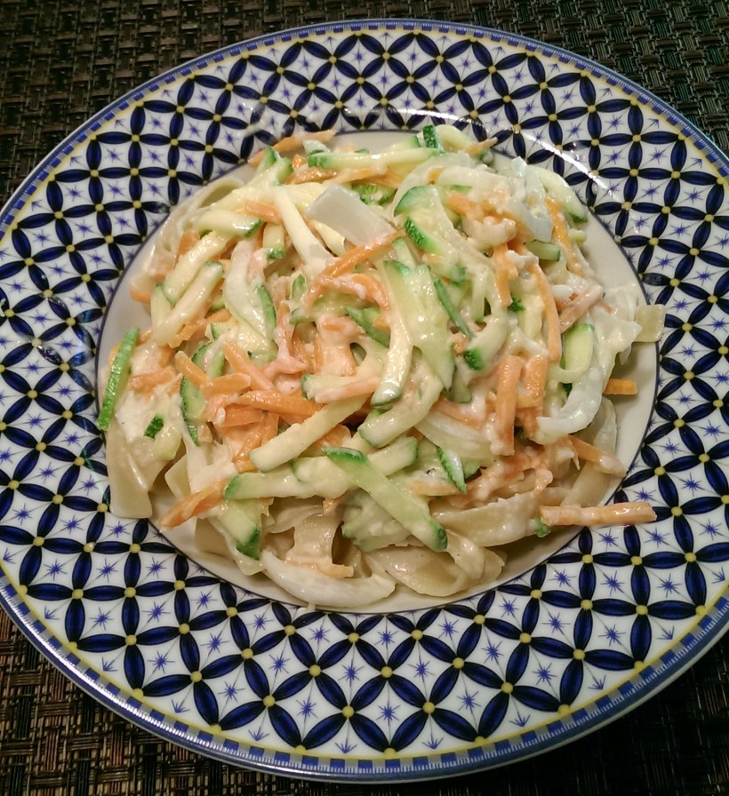 Creamy Veggie Tagliatelle - The Half-Crunchy Mama