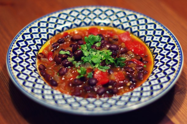 Southwest Black Bean Soup | The Half-Crunchy Mama